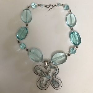 Fashion Silver Butterfly Necklace